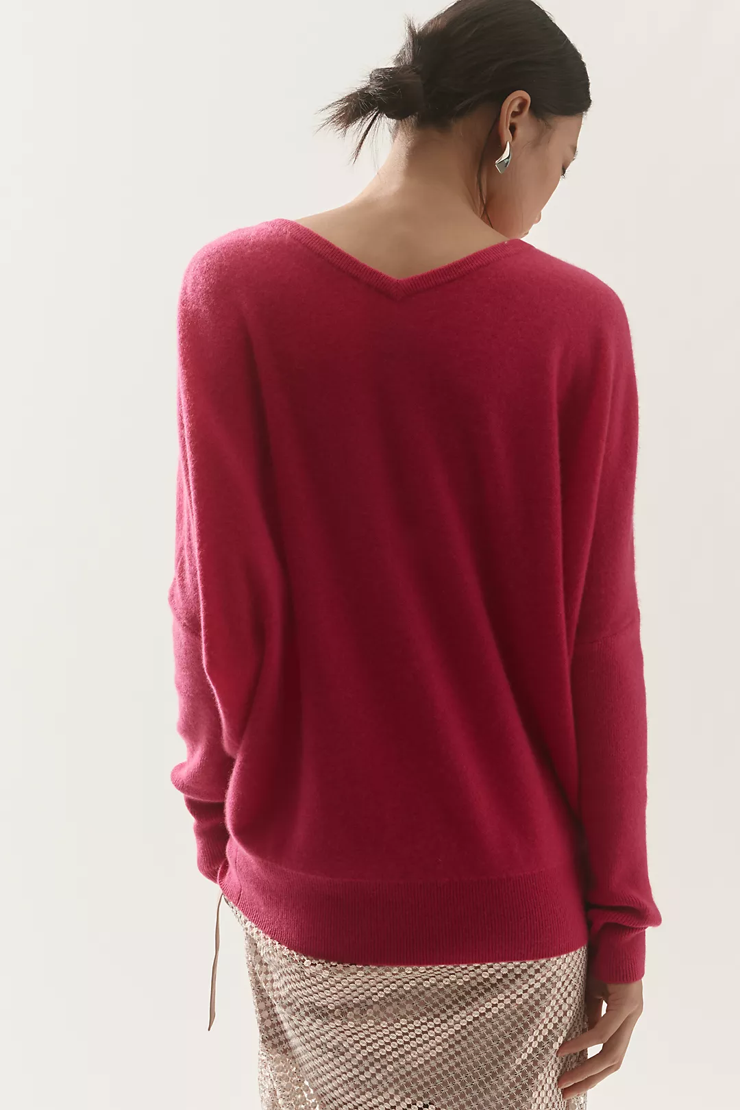 Cashmere Relaxed V-Neck Sweater